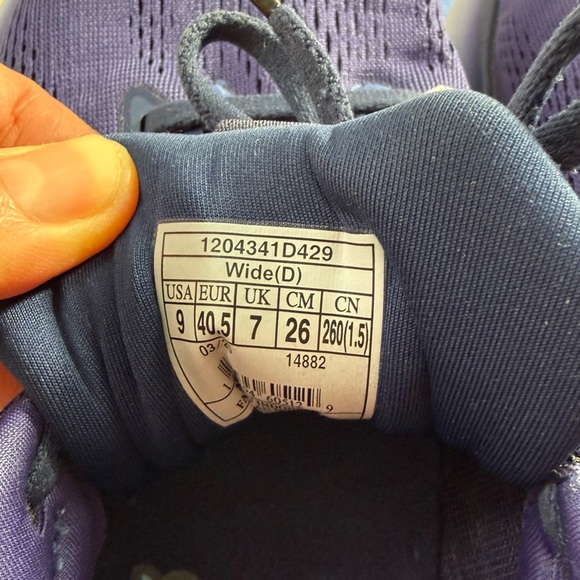 Brooks Blue Ribbon Peacoat Glycerin 22 Sneakers 9 Wide - Picture 8 of 11